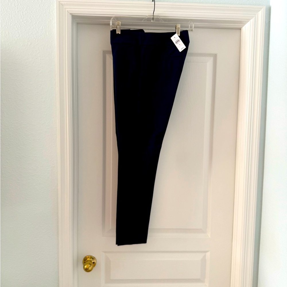LOFT Marisa navy pants, NWT - Picture 2 of 14